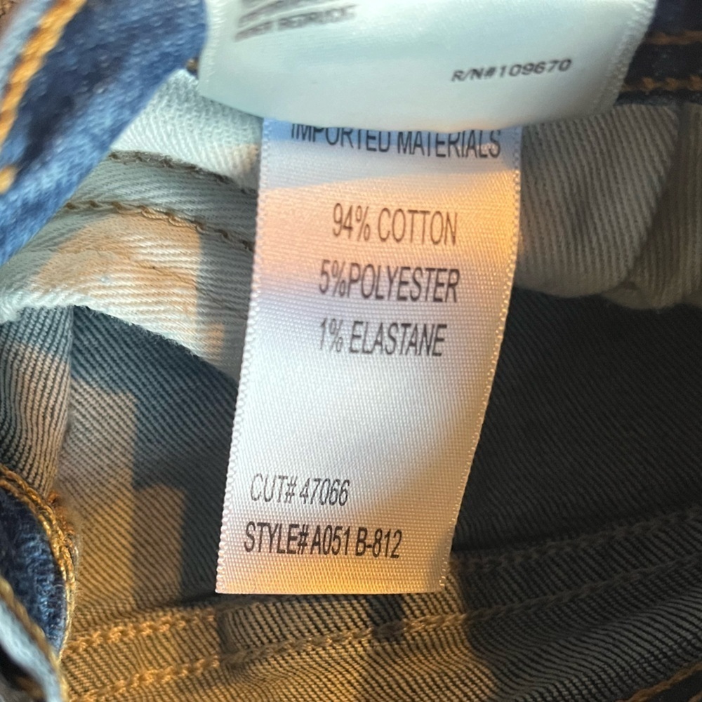 Agolde Roxanne Super High Rise Skinny Dark Wash Size 25 - Picture 5 of 7